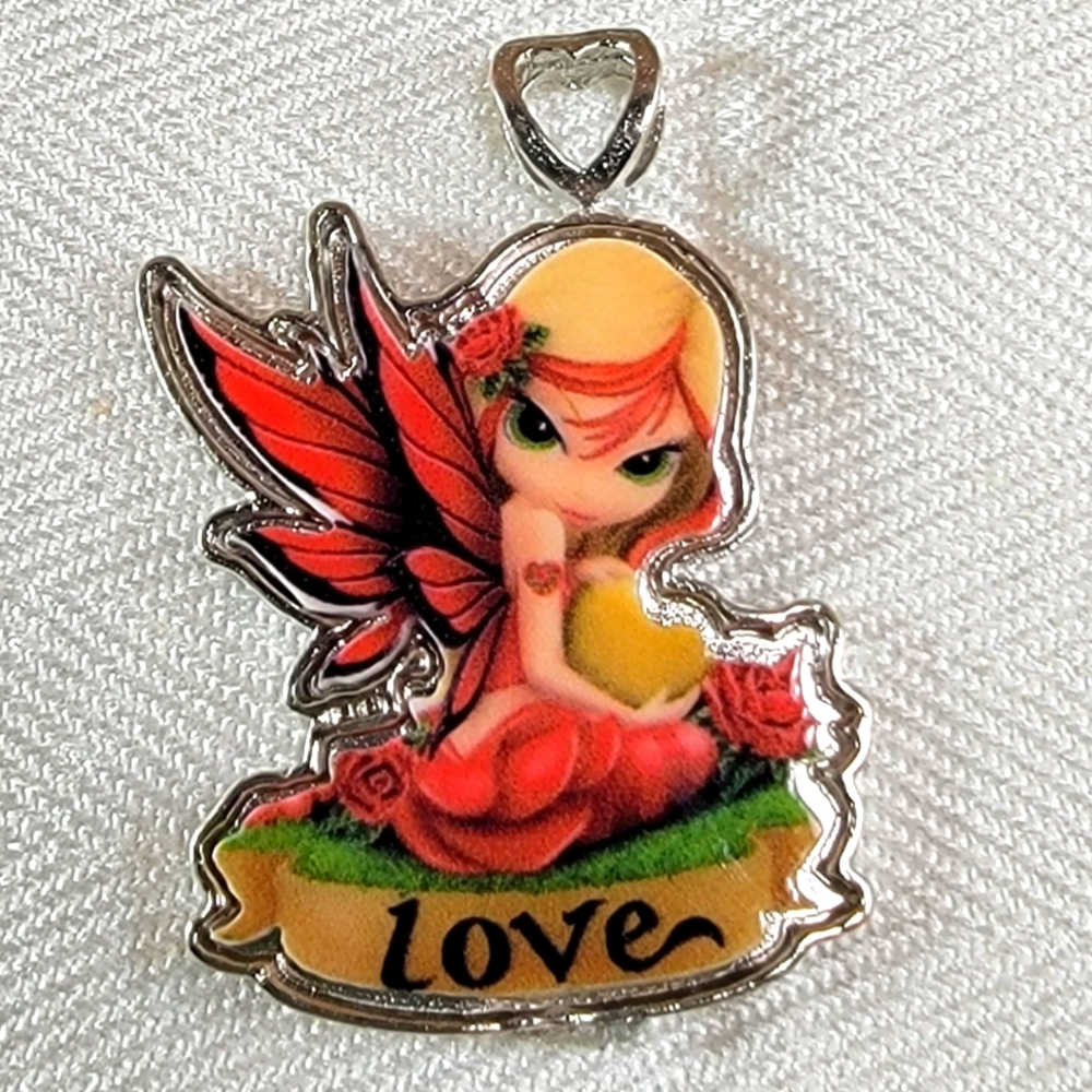 Love Fairy Pendant Necklace